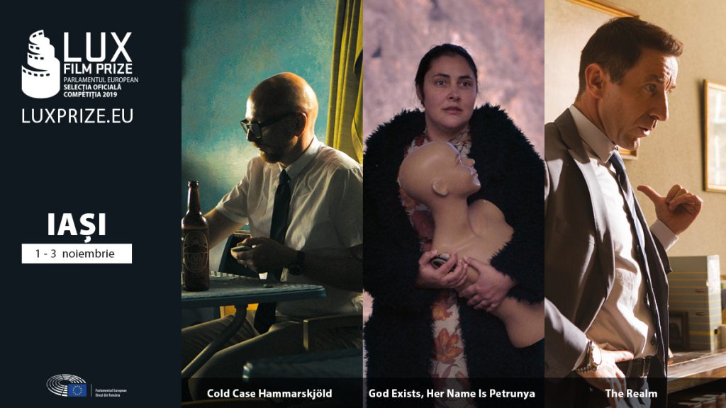 Filmele finaliste la Premiul LUX 2019 vor putea fi văzute la Iași,  în perioada 1 – 3 noiembrie 2019